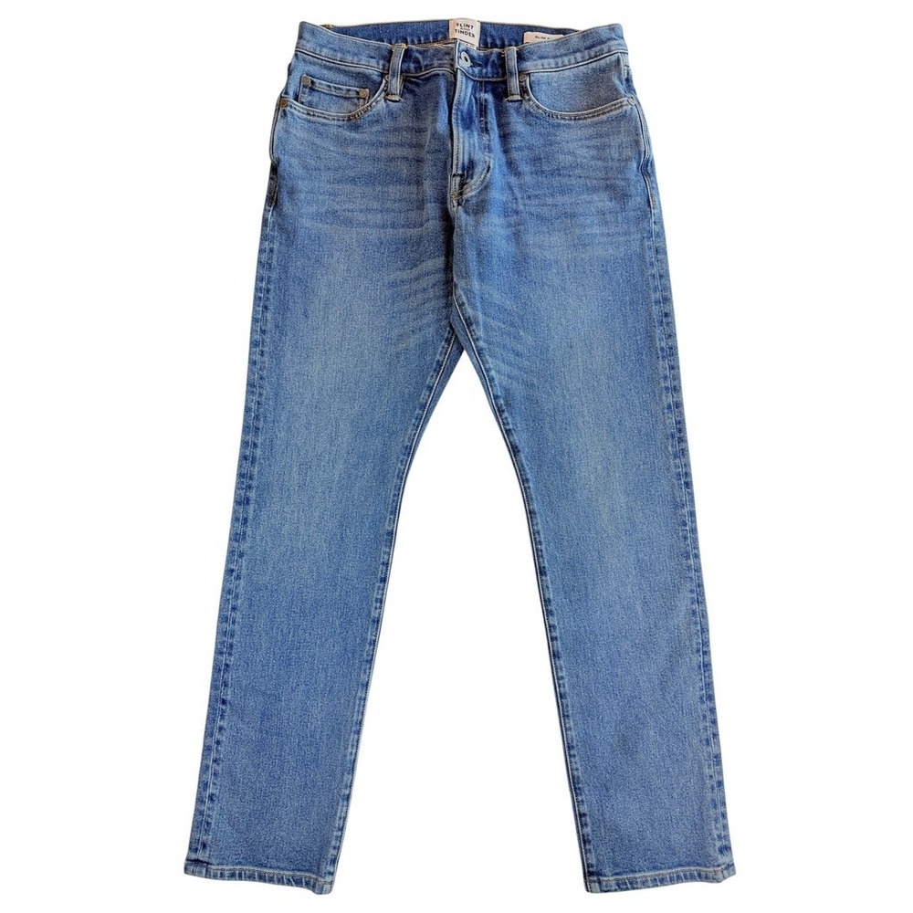 Flint and Tinder Slim Fit Jeans Mens 29x30 Blue‎ Denim Stretch F-520031